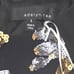 Women's Adelyn Rae Black Gold Silver Floral Sequined Sheath Dress Size S