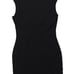 Women's Adelyn Rae Black Gold Silver Floral Sequined Sheath Dress Size S