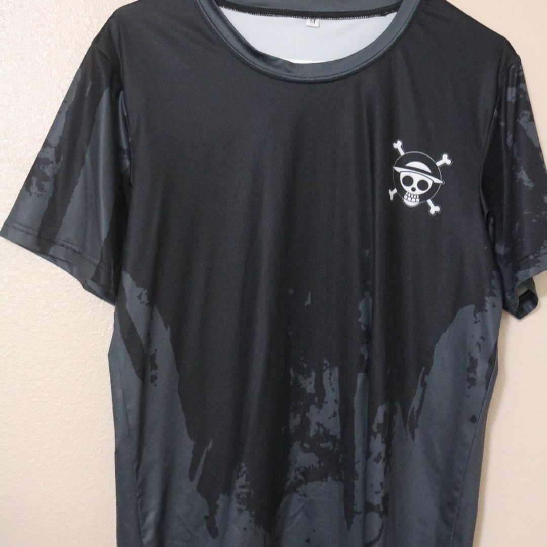 One Piece Wanted Poster Athletic Shirt Medium