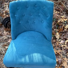 Blue Velvet Chair