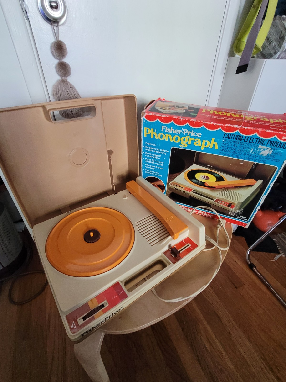 vintage Fisher-Price phonograph