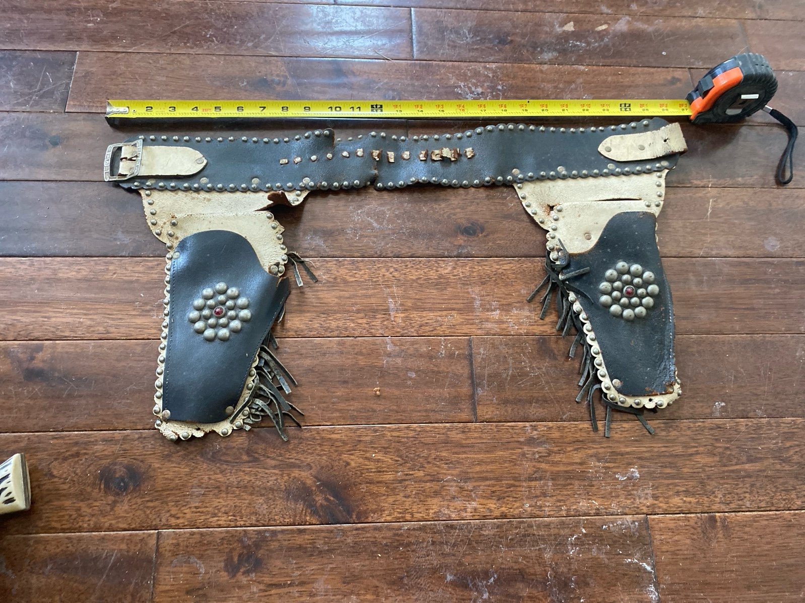 Vintage kids western Holster Set, with 2 Fanner 50 Pistols