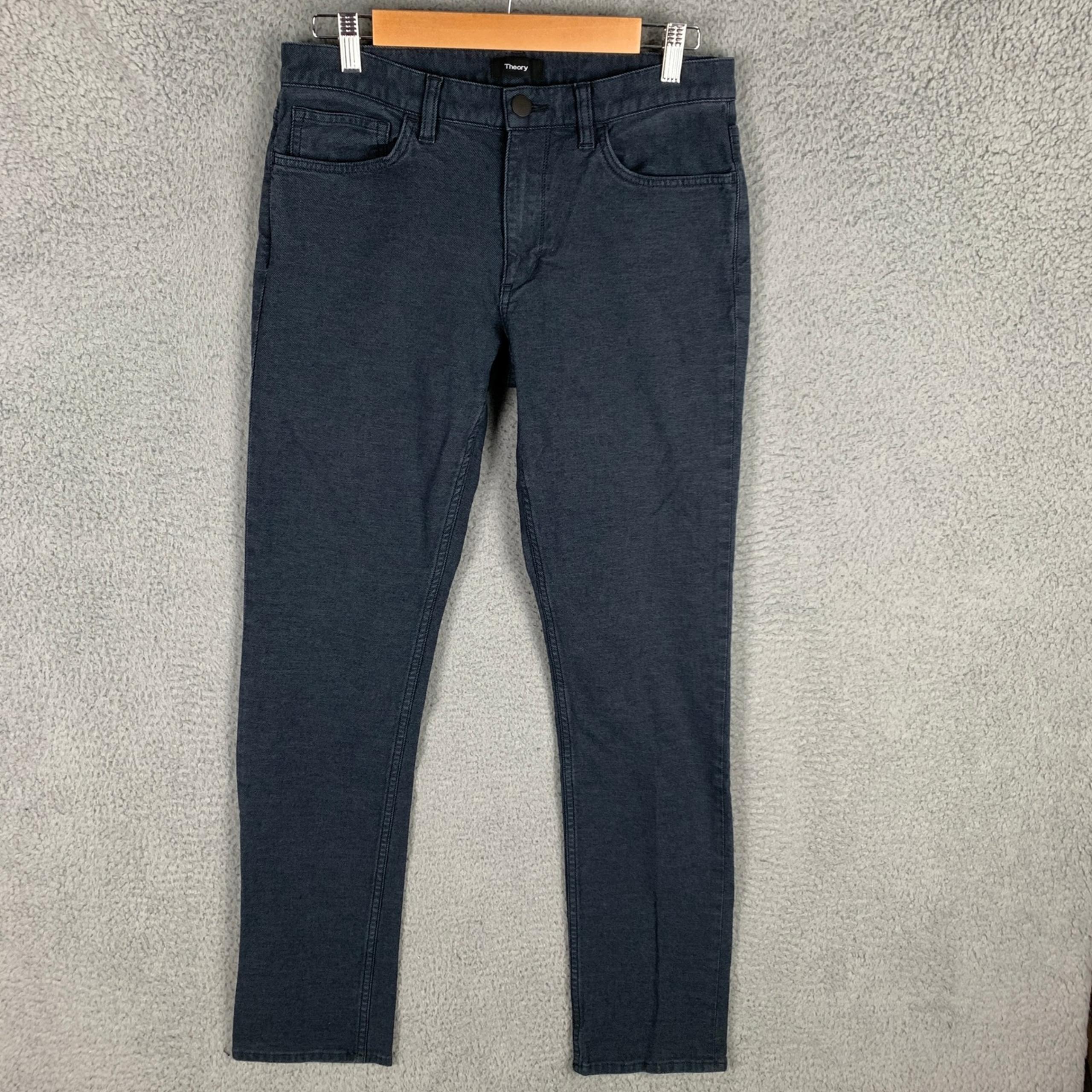 Theory Haydin 5-Pocket Pant Mens 31 Stretch Cotton Slim Fit Pants Jeans $225