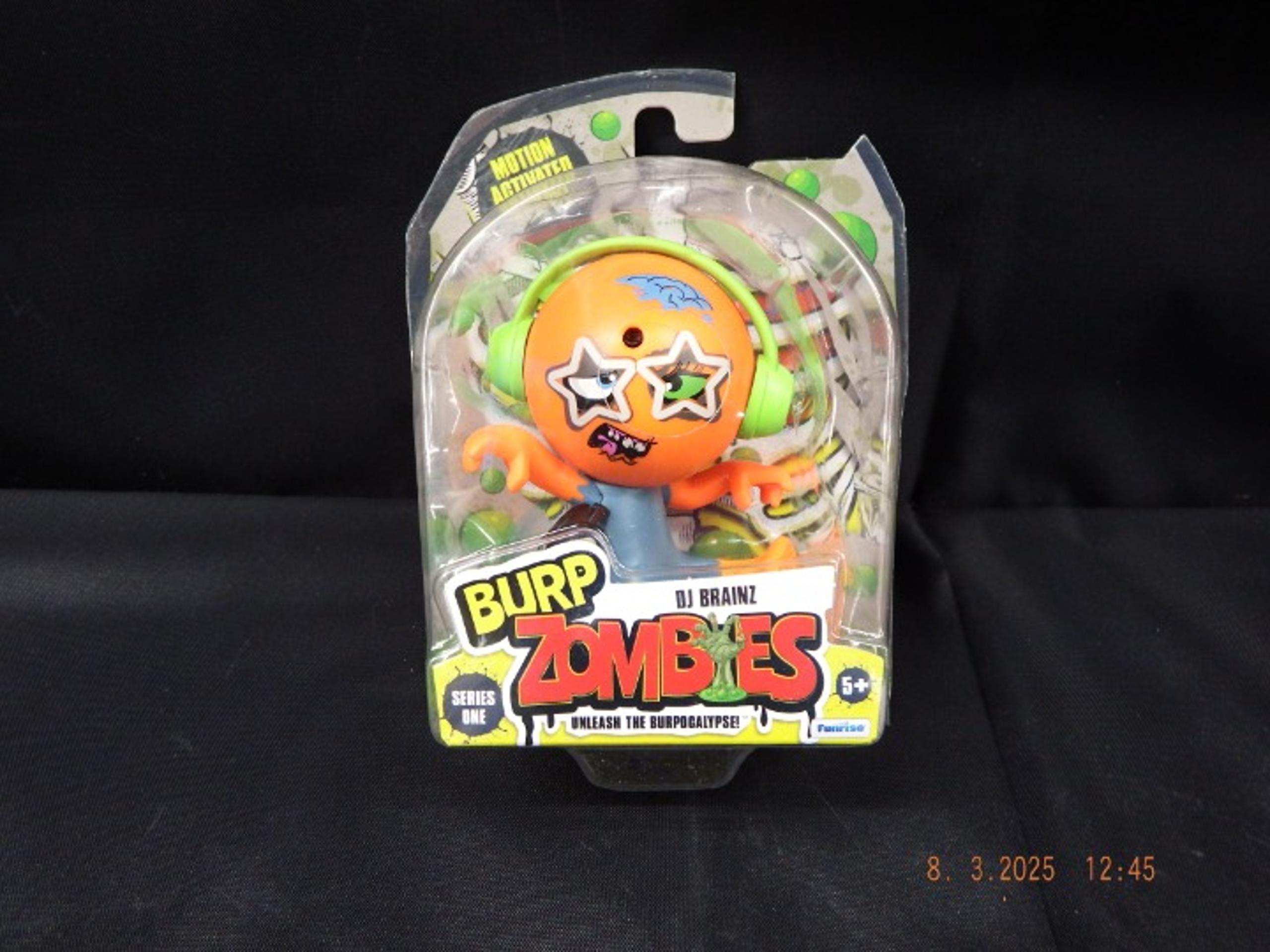 Funrise Burp Zombies Series 1 DJ Brainz Figure Motion Activated Burps-B462