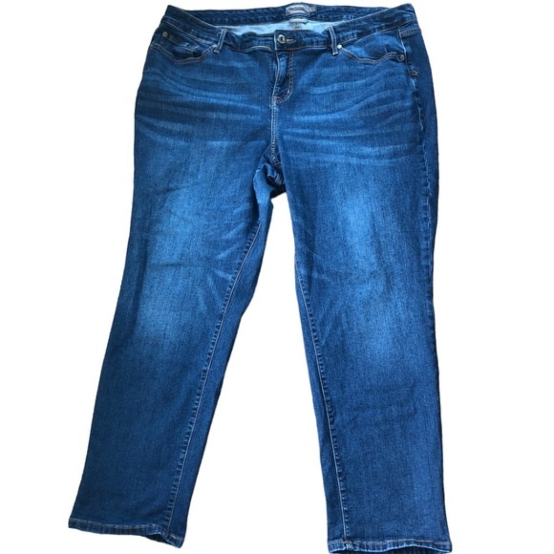 Torrid Boyfriend Straight Vintage Stretch Mid-Rise Jean 22X29.5 Stretch Casual
