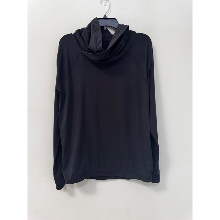 Lululemon Healthy Heart Pullover Black Cowl Neck Thumbholes