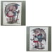 M.I. Hummel Cross Stitch Needle Point Framed Art Rare Vintage Wall Hanging Decor