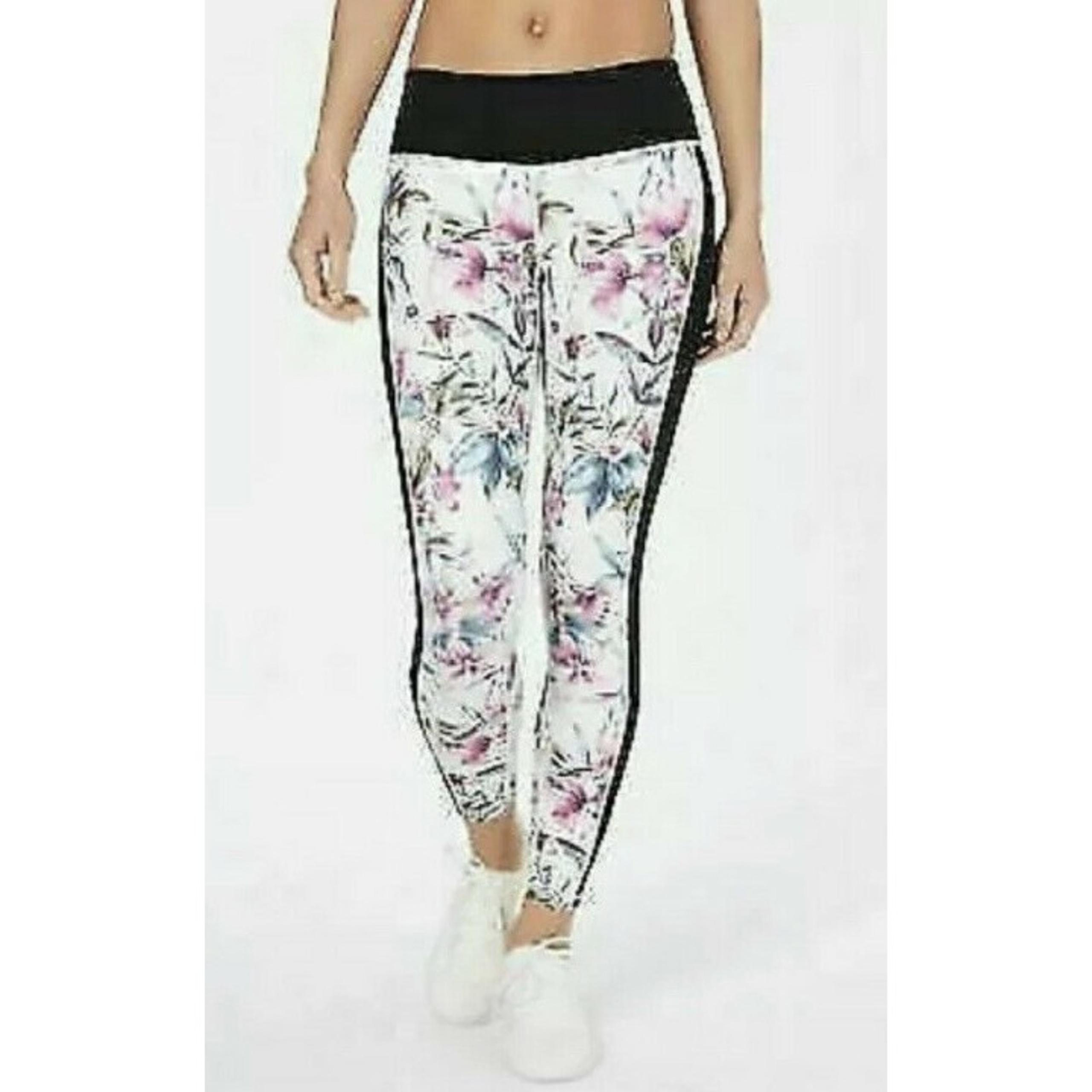 Ideology Womens Leggings Floral-Print