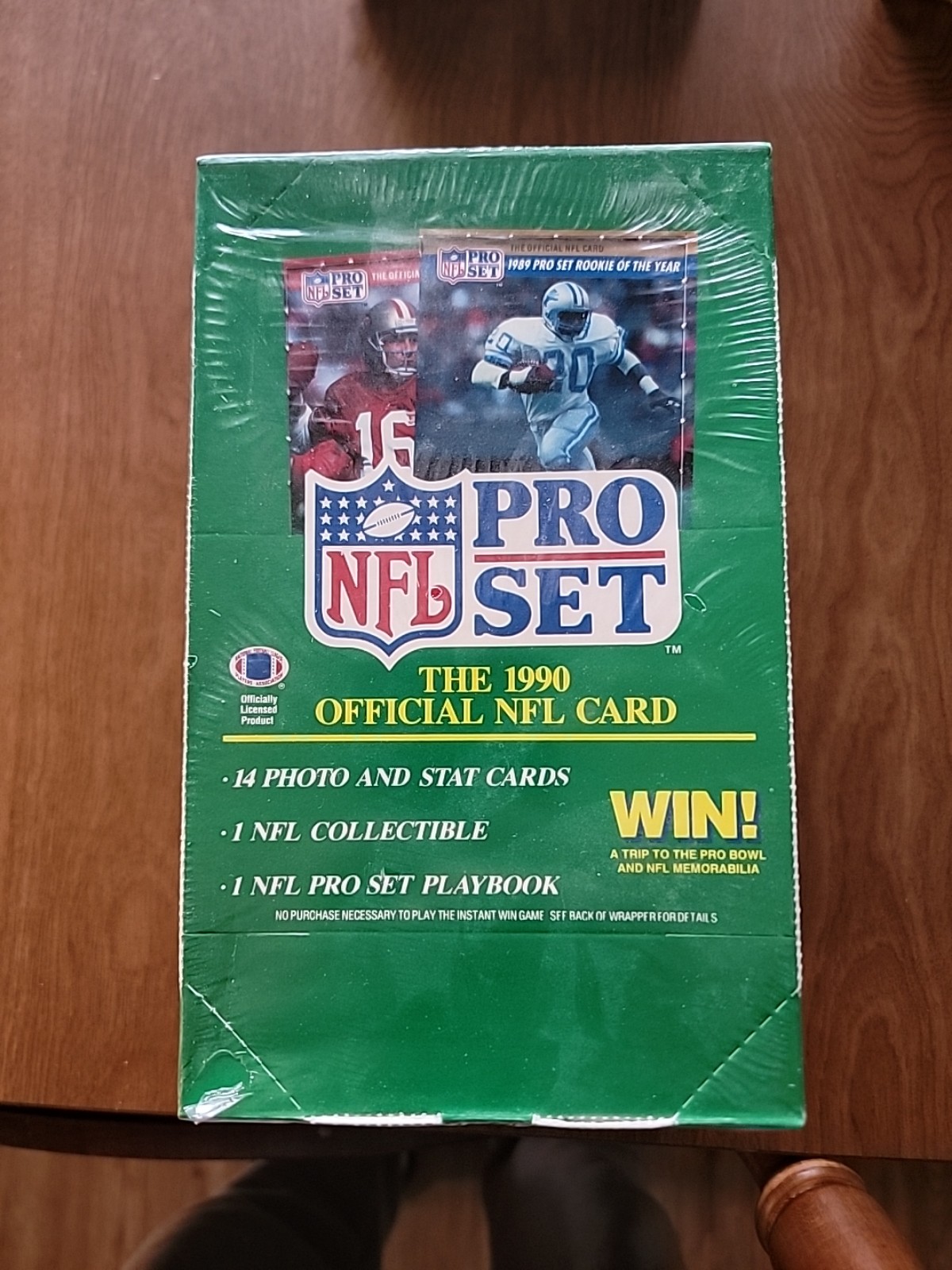 1990 NFL Pro Set Football Factory Sealed Box Series 1