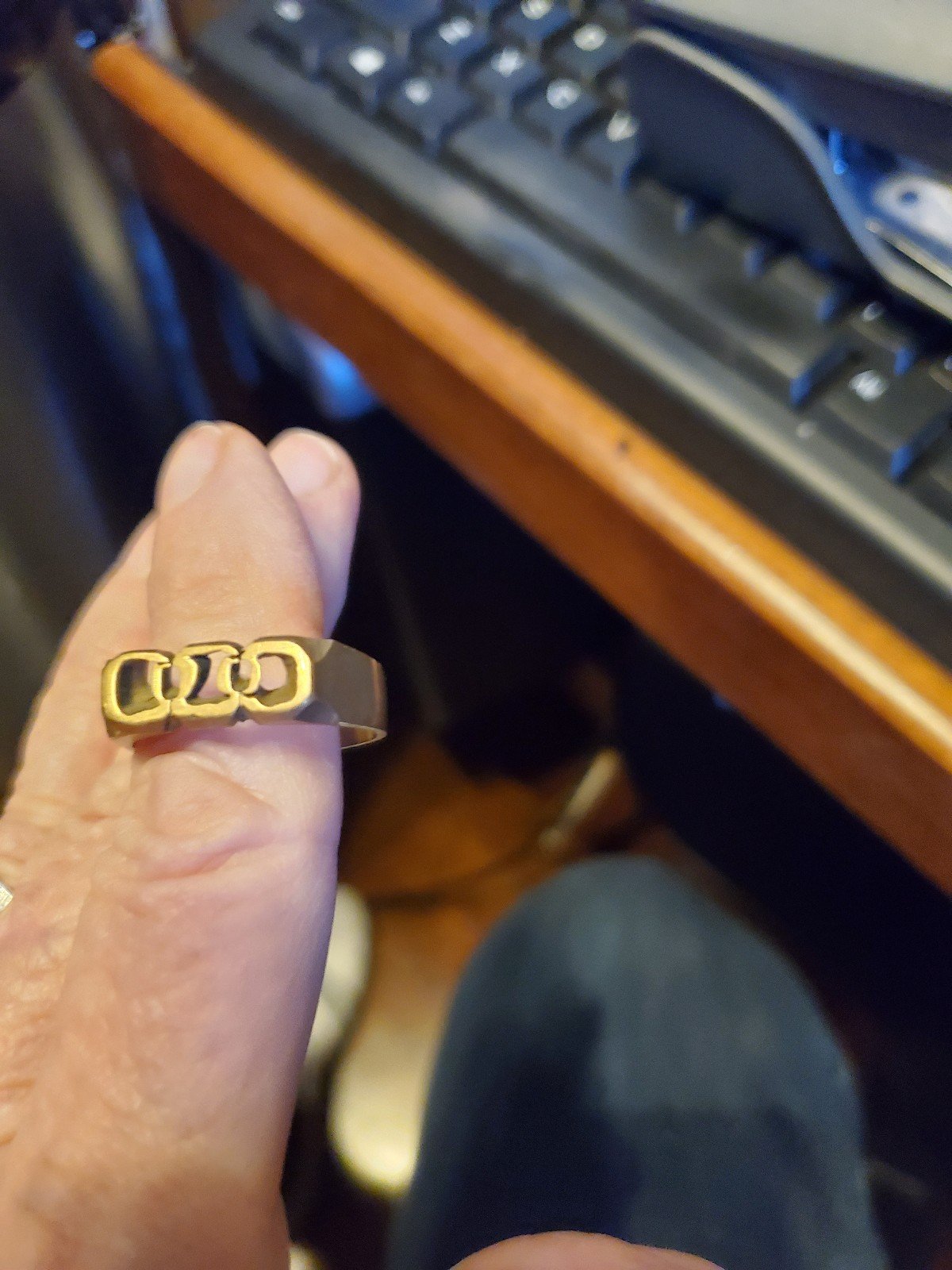 Ring brass or gold mans ring