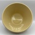 Vintage #9 WATT Yellow Ware USA Oven Ware Mixing Bowl Ribbed Pink Blue Striped