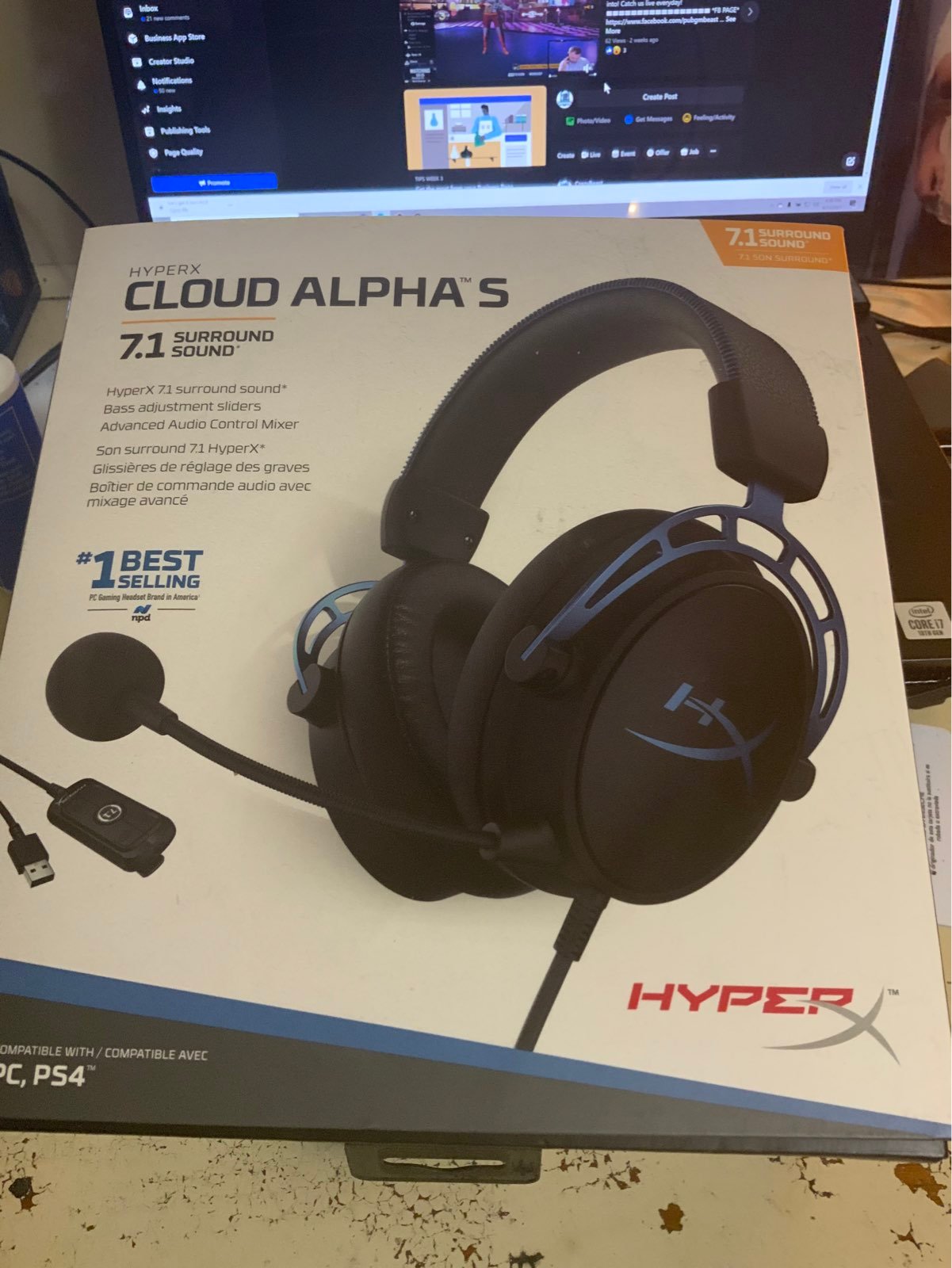 HyperX cloud alpha s gaming headset