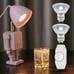 Candle Warmer Lamp with Timer - Dimmable Robot Lamp with 2 Bulbs for Jar Candle