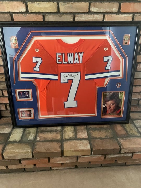Signed Elway Jersey