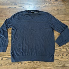 New nwt men's banana Republic luxury silk cashmere v neck sweater size XL