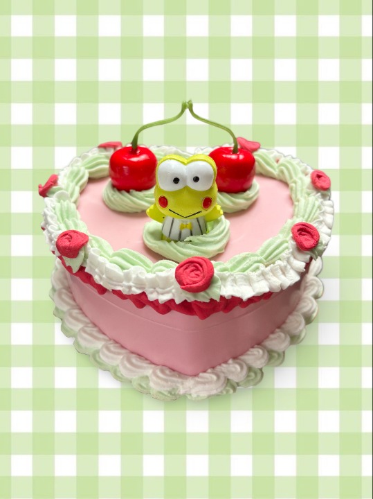 Kiroppi Fake Cake Jewelry Box with Mirror - Decoden Fake Cake Trinket Storage