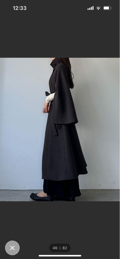 Dark gray long coat