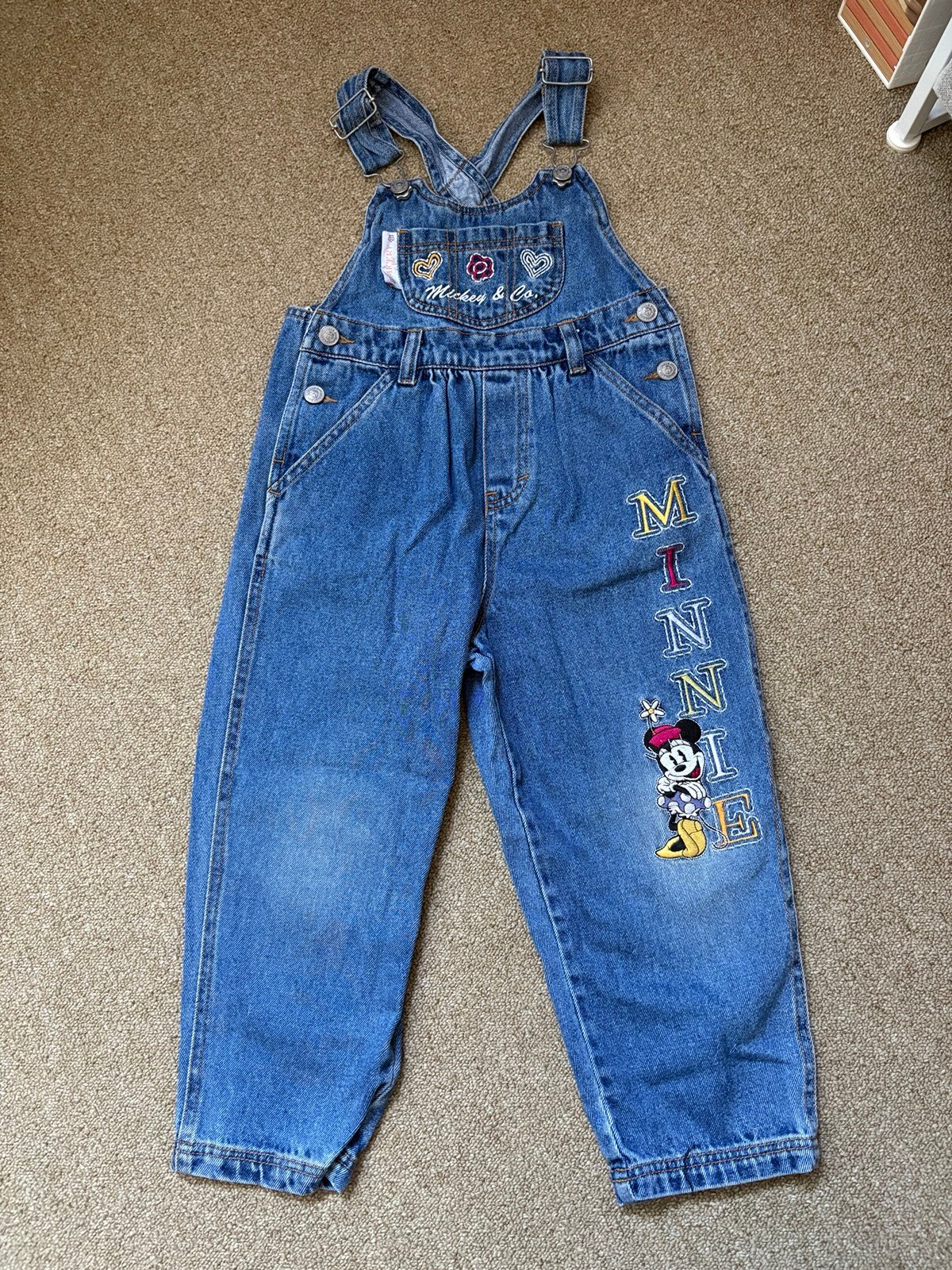 Minnie Mouse overalls