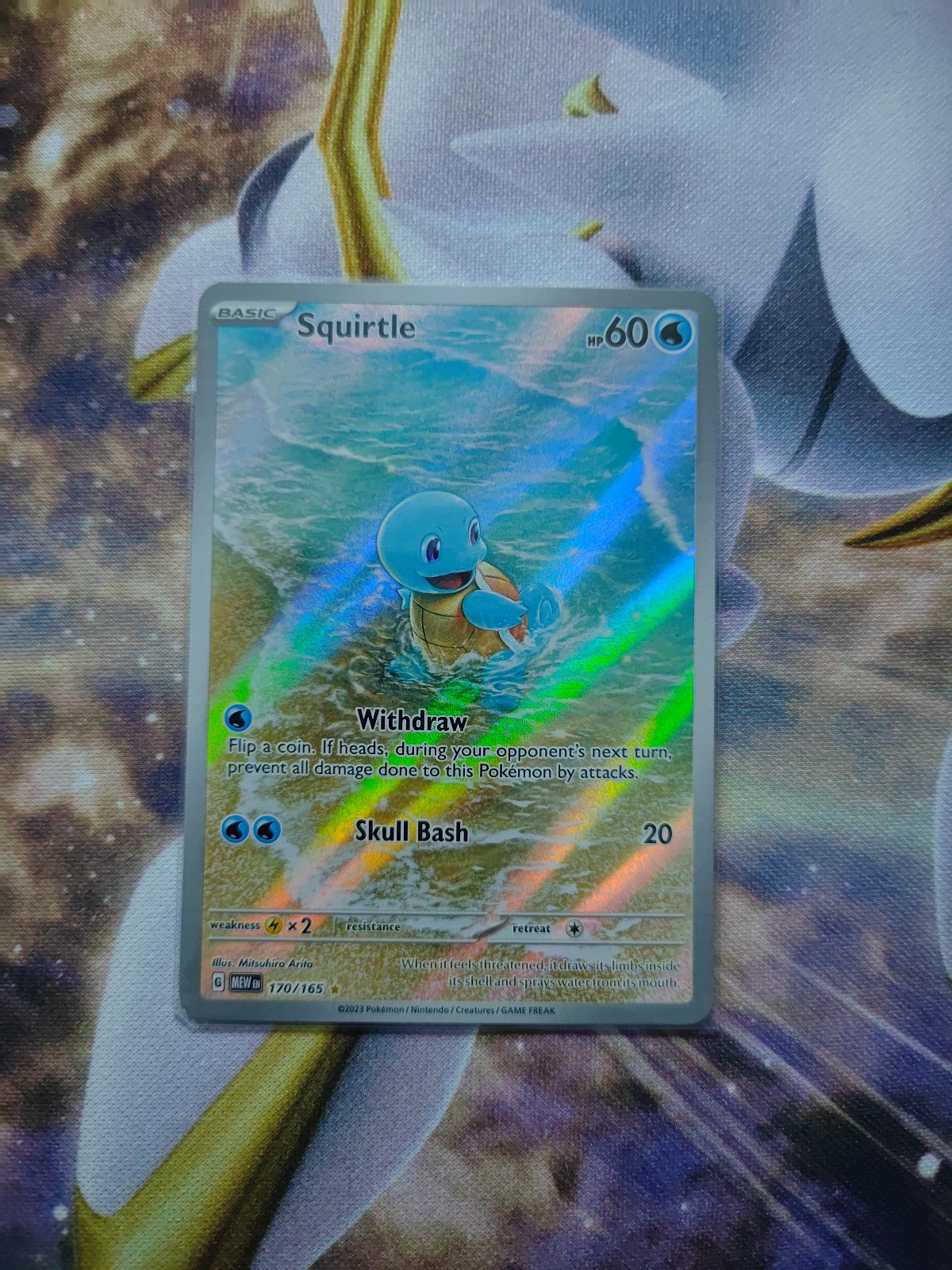 Squirtle Illustration Rare pokemon 151