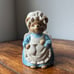 Vintage Otagiri Japan Handcrafted Country Mama Bear Ceramic Napkin Holder