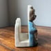 Vintage Otagiri Japan Handcrafted Country Mama Bear Ceramic Napkin Holder