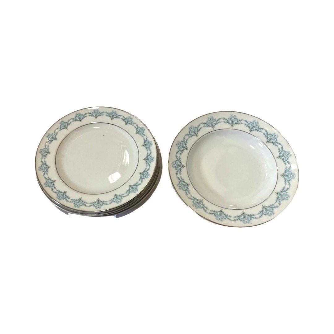 Vintage Franconia Plates 4 Pl Sets Lot Soup Porcelain Germany