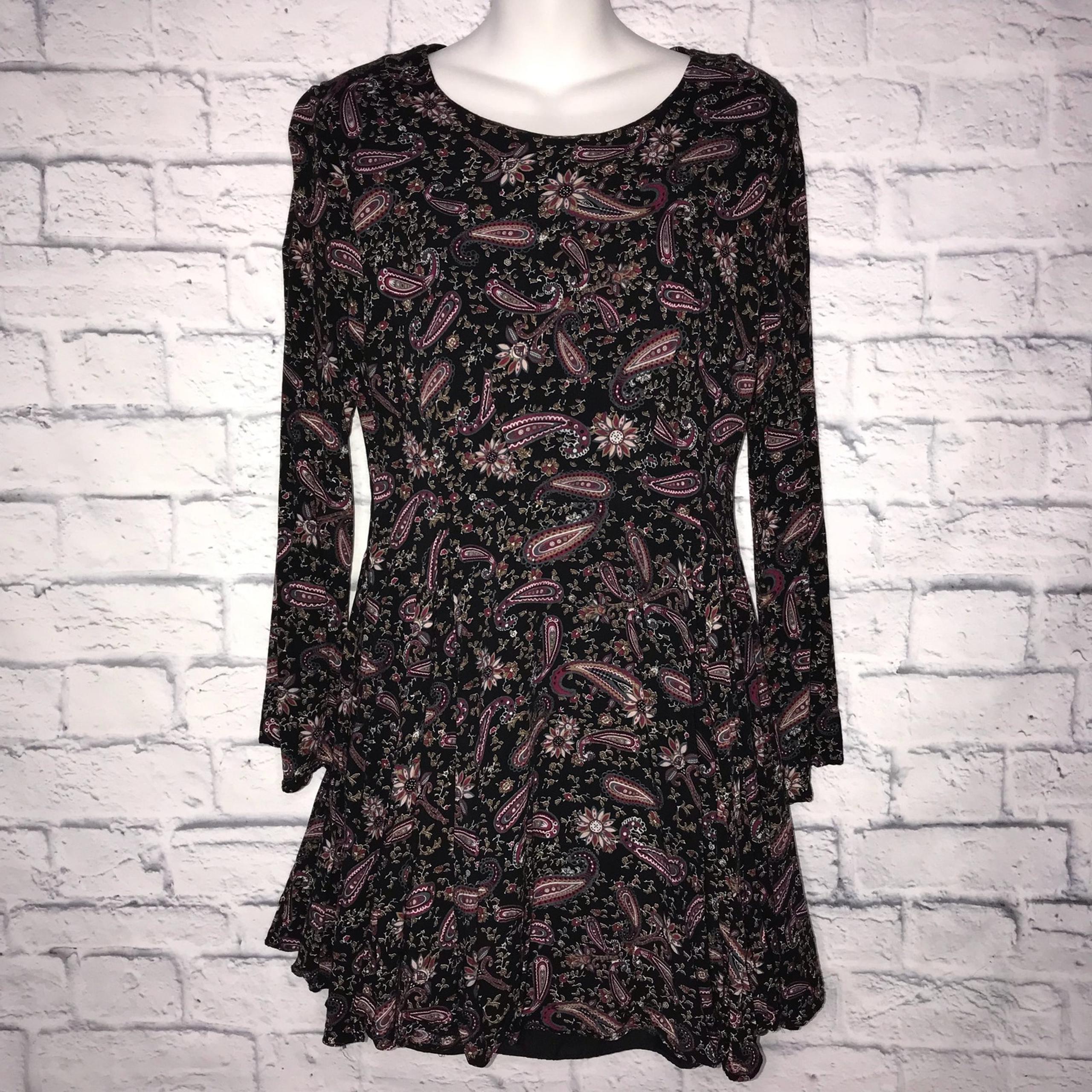 Miami Long Sleeve Paisley Dress