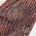 Topshop Womens Metallic Pleated Midi Skirt Size 6 Side Zipper Copper Gold Red