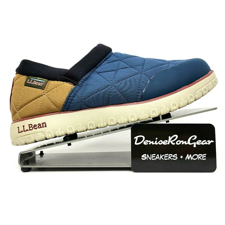 LL Bean Womens Blue Brown Shoes Size 7 M