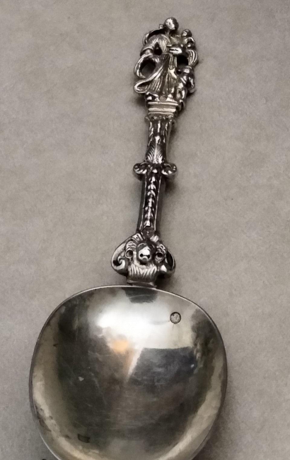 Danish Sterling Silver Spoon Mark of Erik Stridbeck Copenhagen 1770-1842