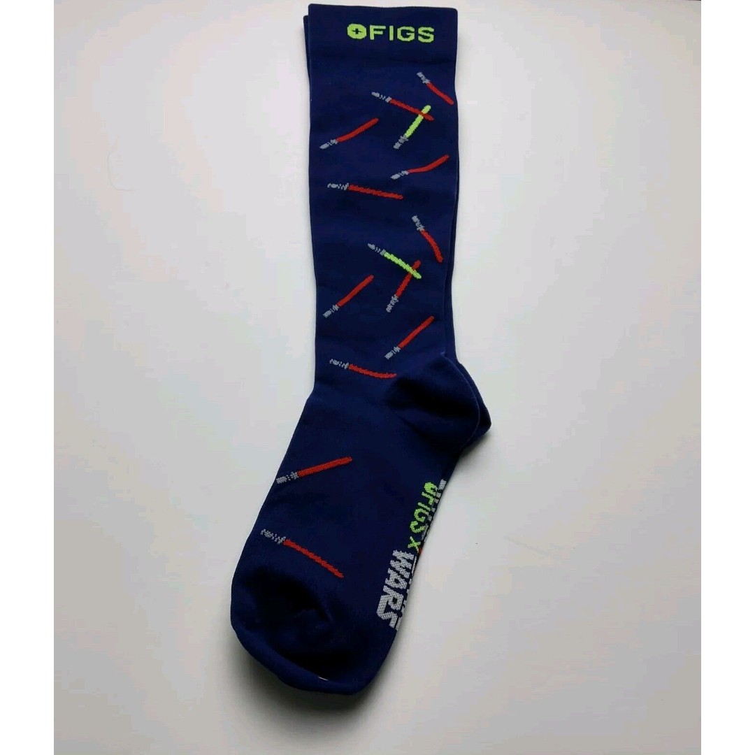 FIGS x Star Wars Compression Lightsaber Jedi Socks Size S