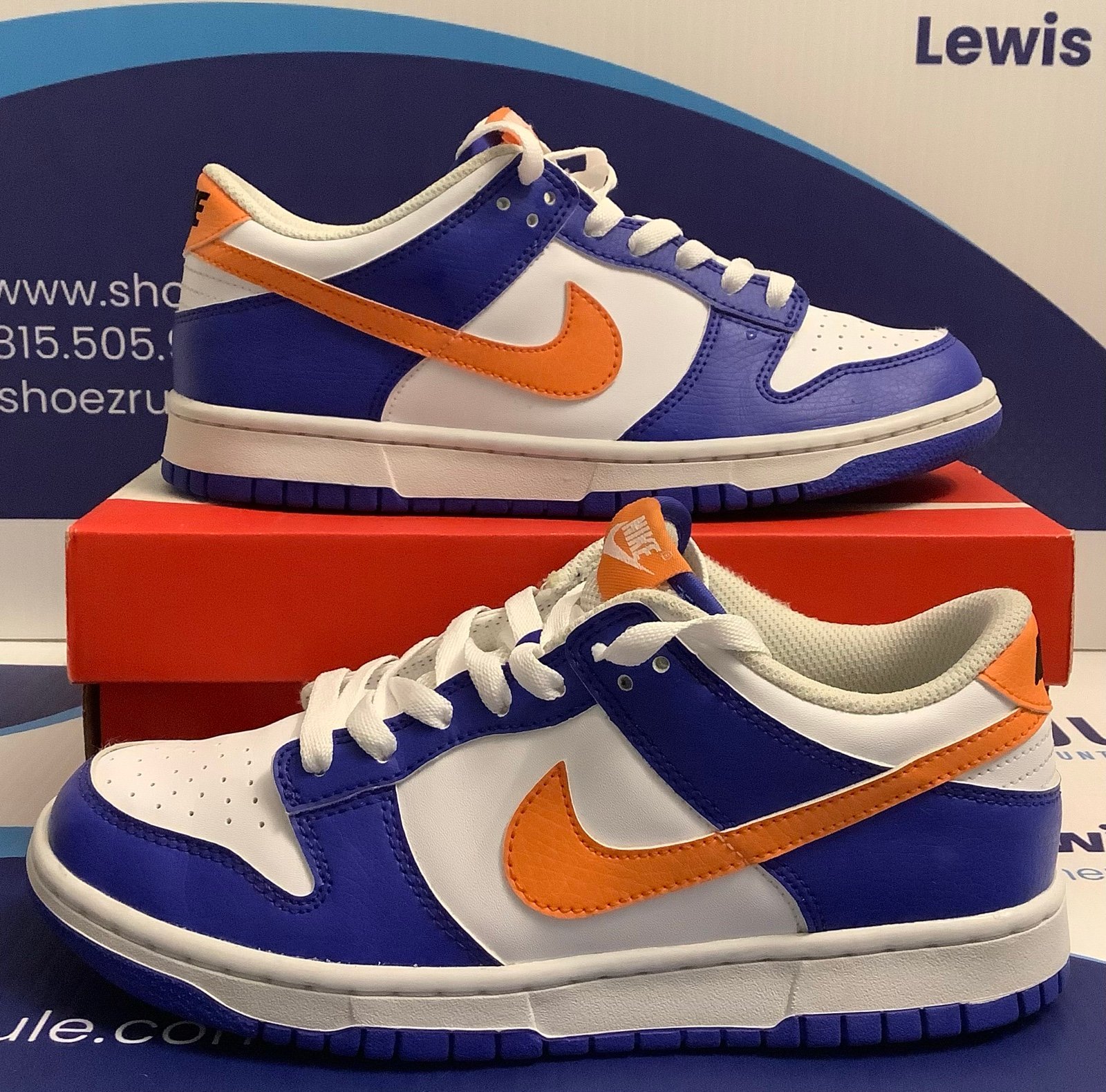Nike Dunk Low Knicks Kids Size 6y