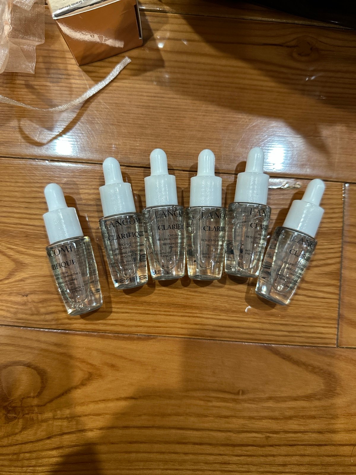 6x Lancôme Clarifique Refining Brightening Pro Solution 7ml