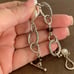 Michael Dawkins 925 Sterling Silver Oval Pearl & Smoky Quartz Toggle Bracelet