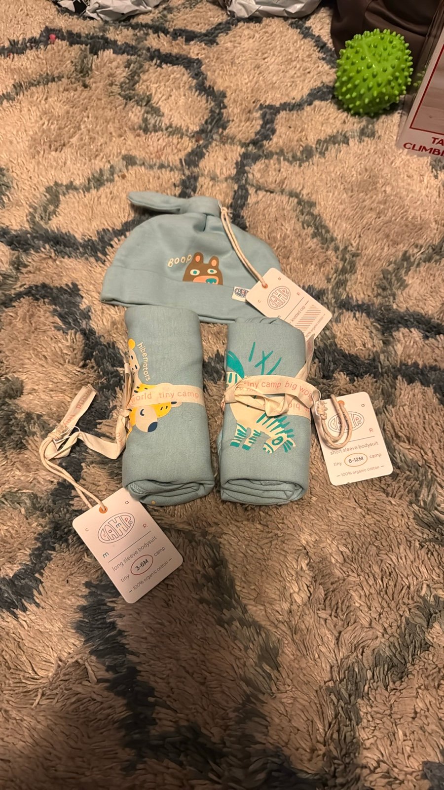 Camp baby outfit - organic
