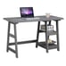 Trestle Desk with Shelves