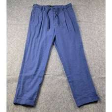 Todd Snyder Cotton Linen Chino Pants size L Blue Drawstring
