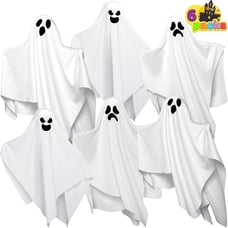 6 Pcs Halloween Decorations Outdoor Hanging Ghost, (FREE SHIPPING)