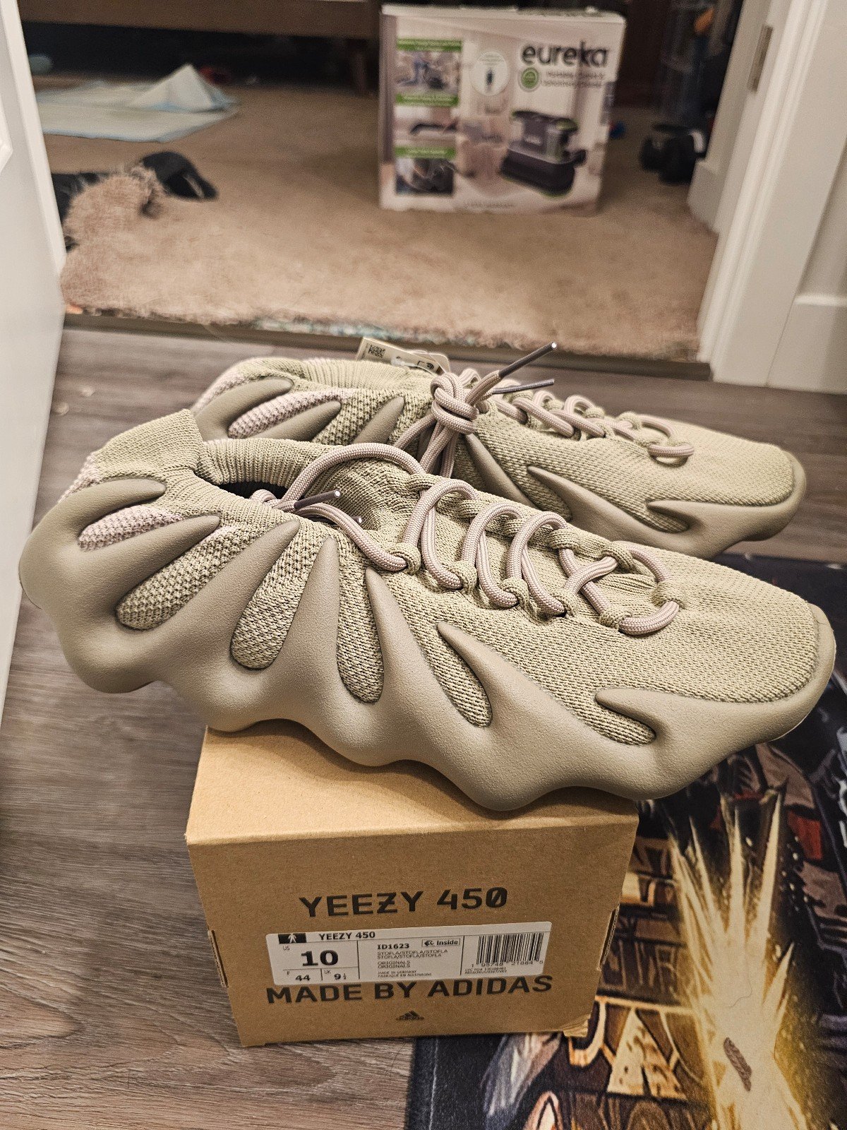 Yeezy 450 stone flax ds men size 10
