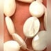 Lot of 16 14mm mother of pearl oval beads