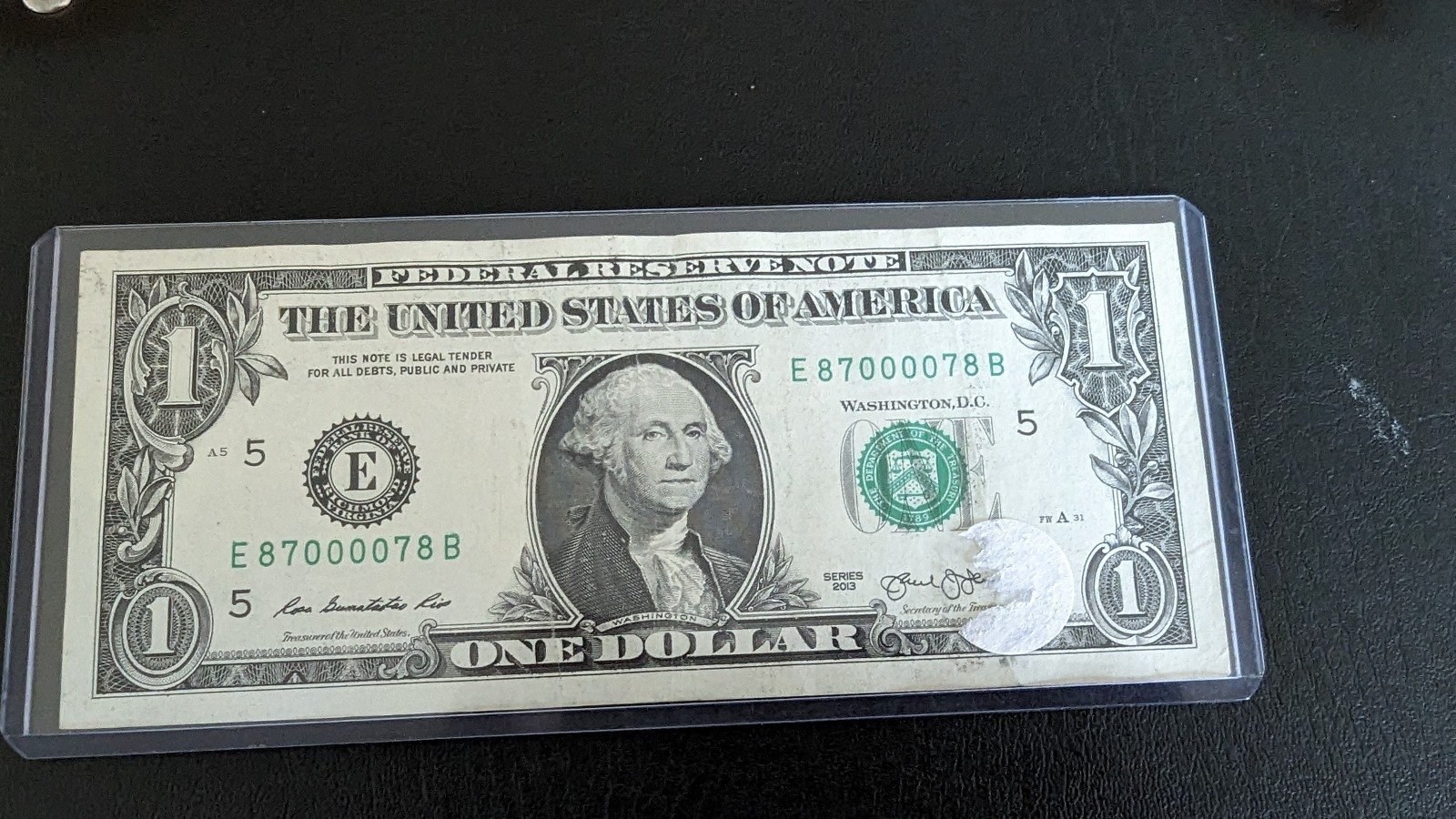 2013 1 dollar bill radar 87000078