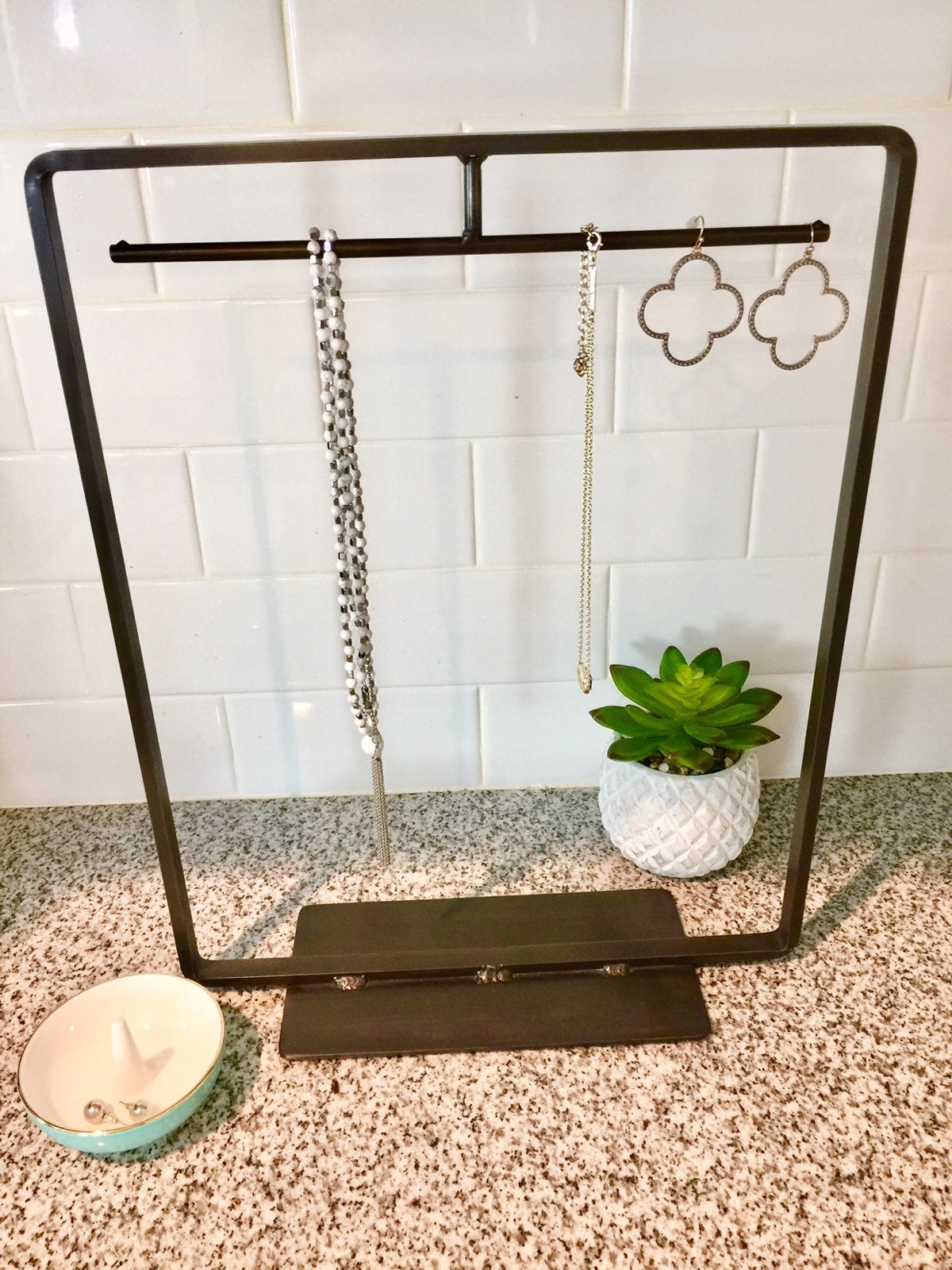 Brass Jewelry Stand