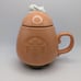 Starbucks Asia 12oz carrot mug with lid BNWT