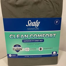 Sealy Full Size Sheet Set 300 Thread Count Clean Comfort Sheet Set Full Size