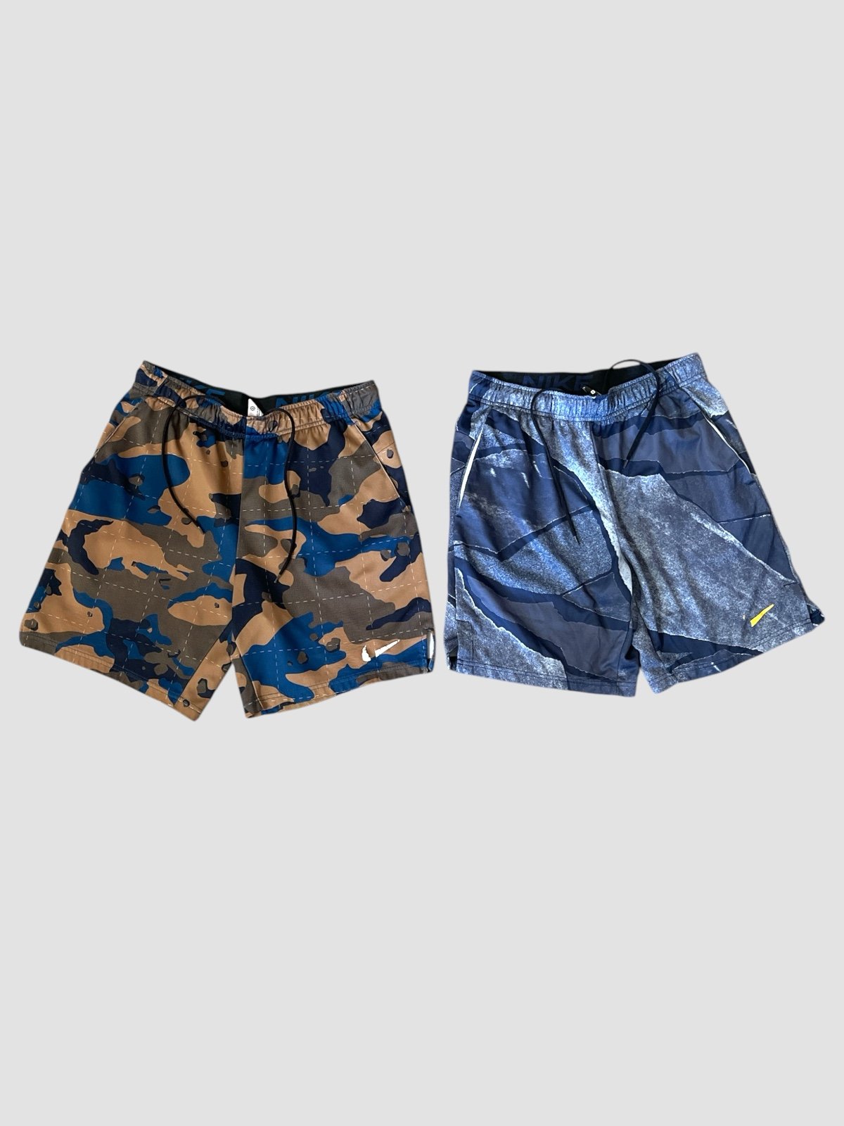 Men’s Nike Dri Fit Athletic Basketball Training Shorts Sz M Lot Of 2 Camo