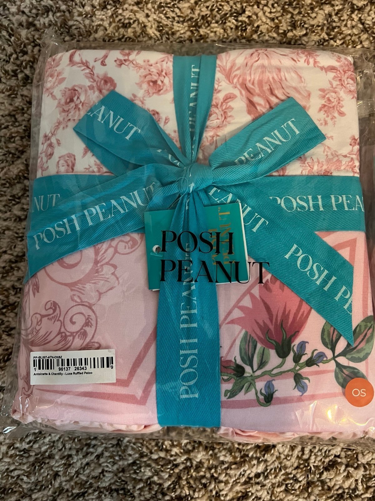 Posh Peanut Antoinette luxe patoo blanket NIB