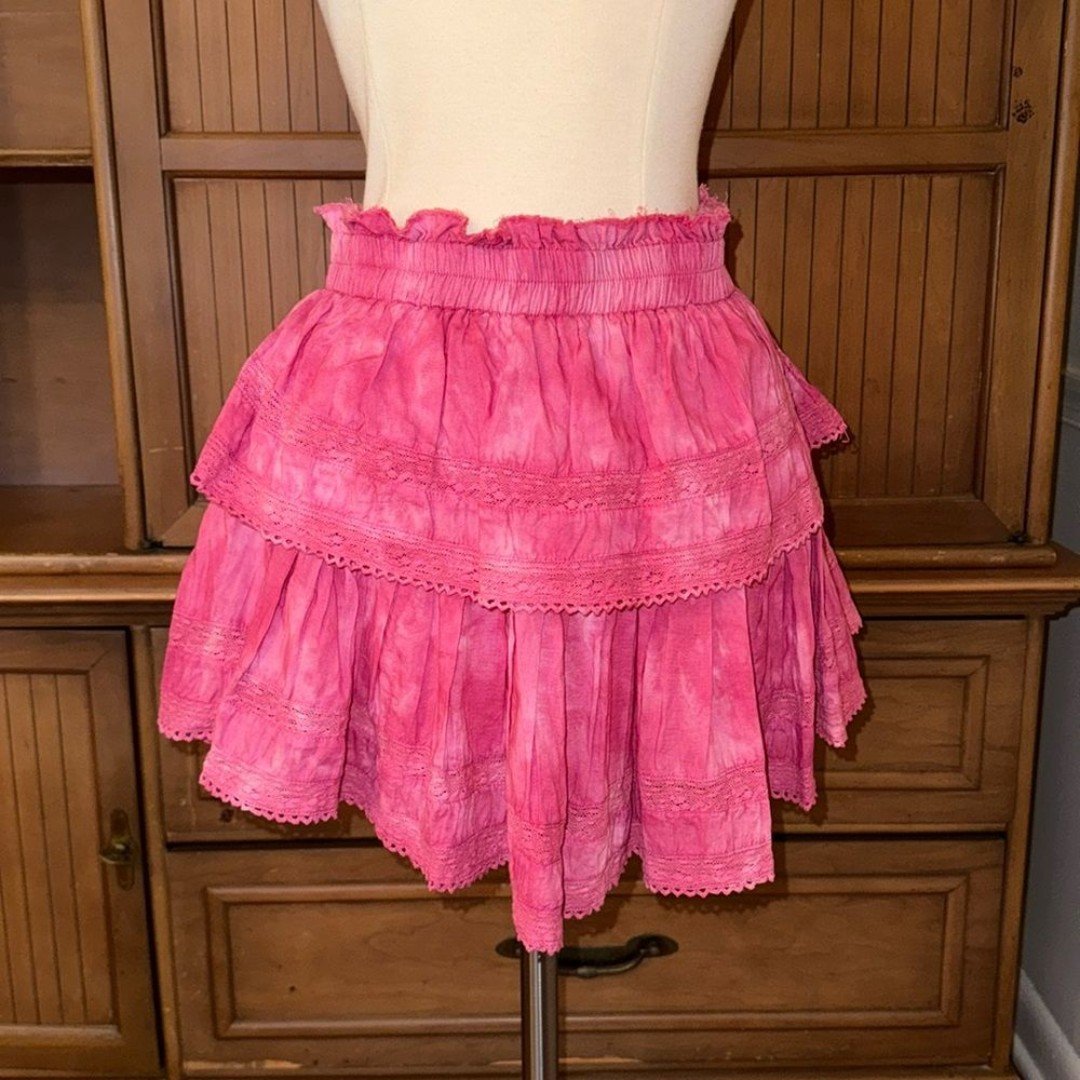 LoveShackFancy Heritage miniskirt, size small