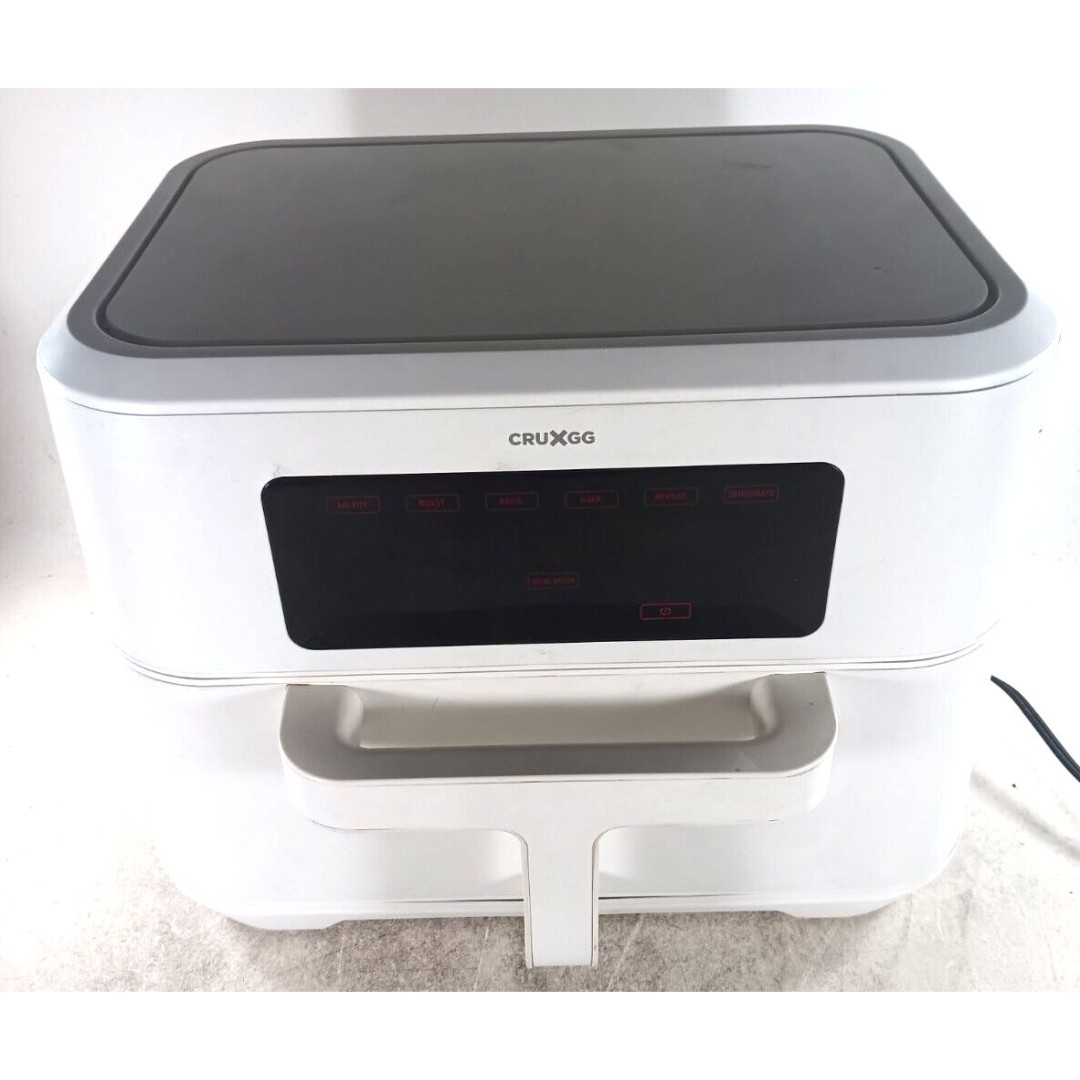 CRUXGG 9 Qt Trizone Air fryer EK-85X20A Two Zones Digital Display Touchscreen