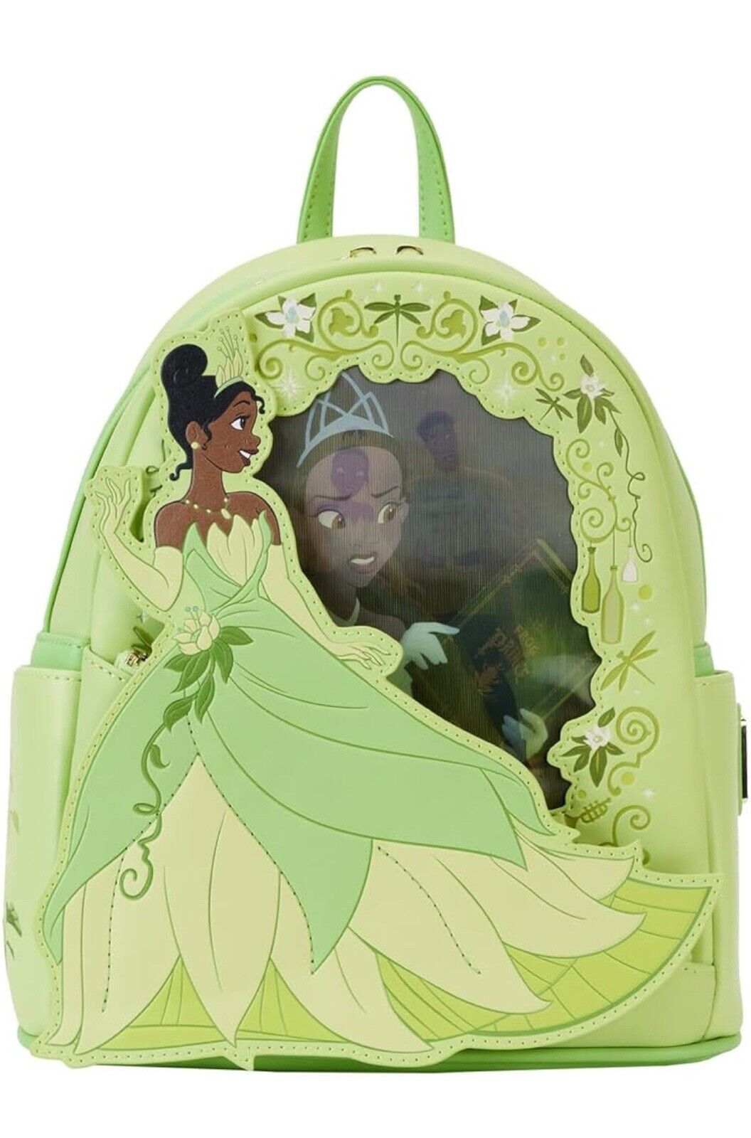 Loungefly Disney The Princess and the Frog Lenticular Mini Backpack Travel Bag