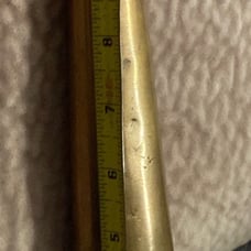 Vintage brass fire hose nozzle